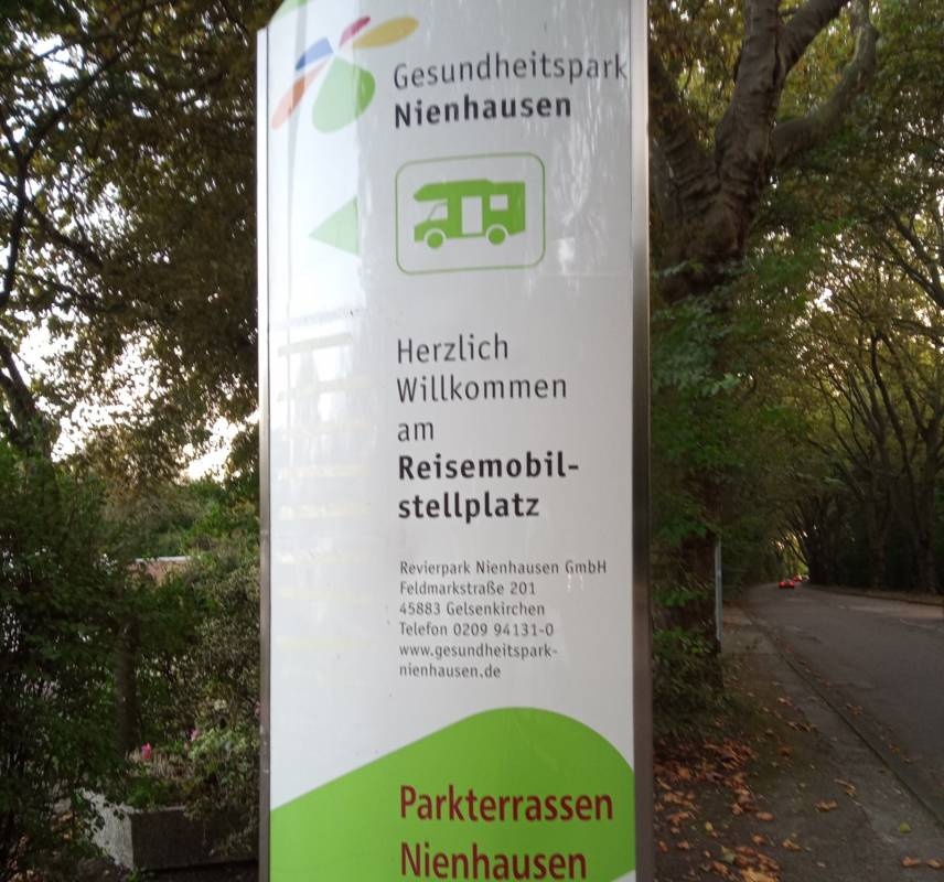 Stellplatz am Gesundheitspark Nienhausen Gelsenkirchen — Sp. parking dla kamperów in Gelsenkirchen 