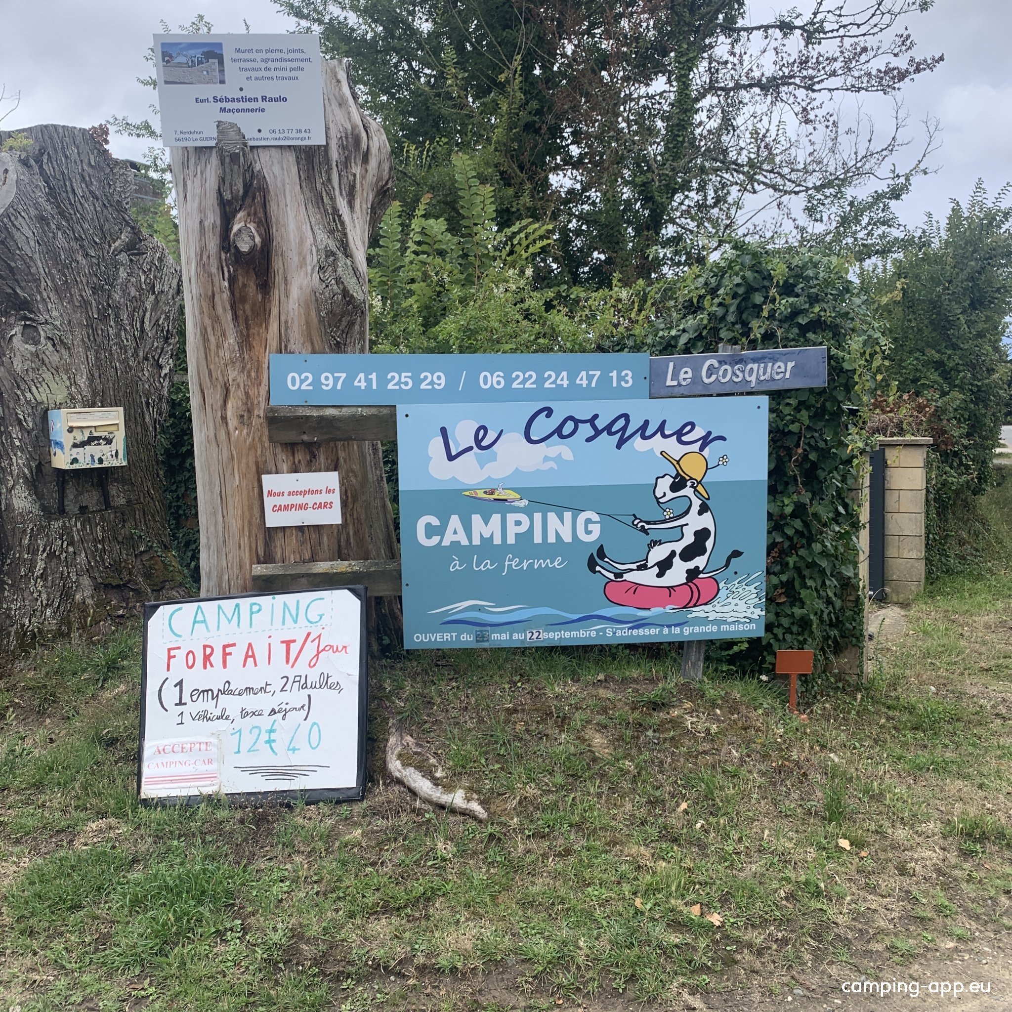 Camping Aire Naturelle Le Cosquer — Cámping in Damgan