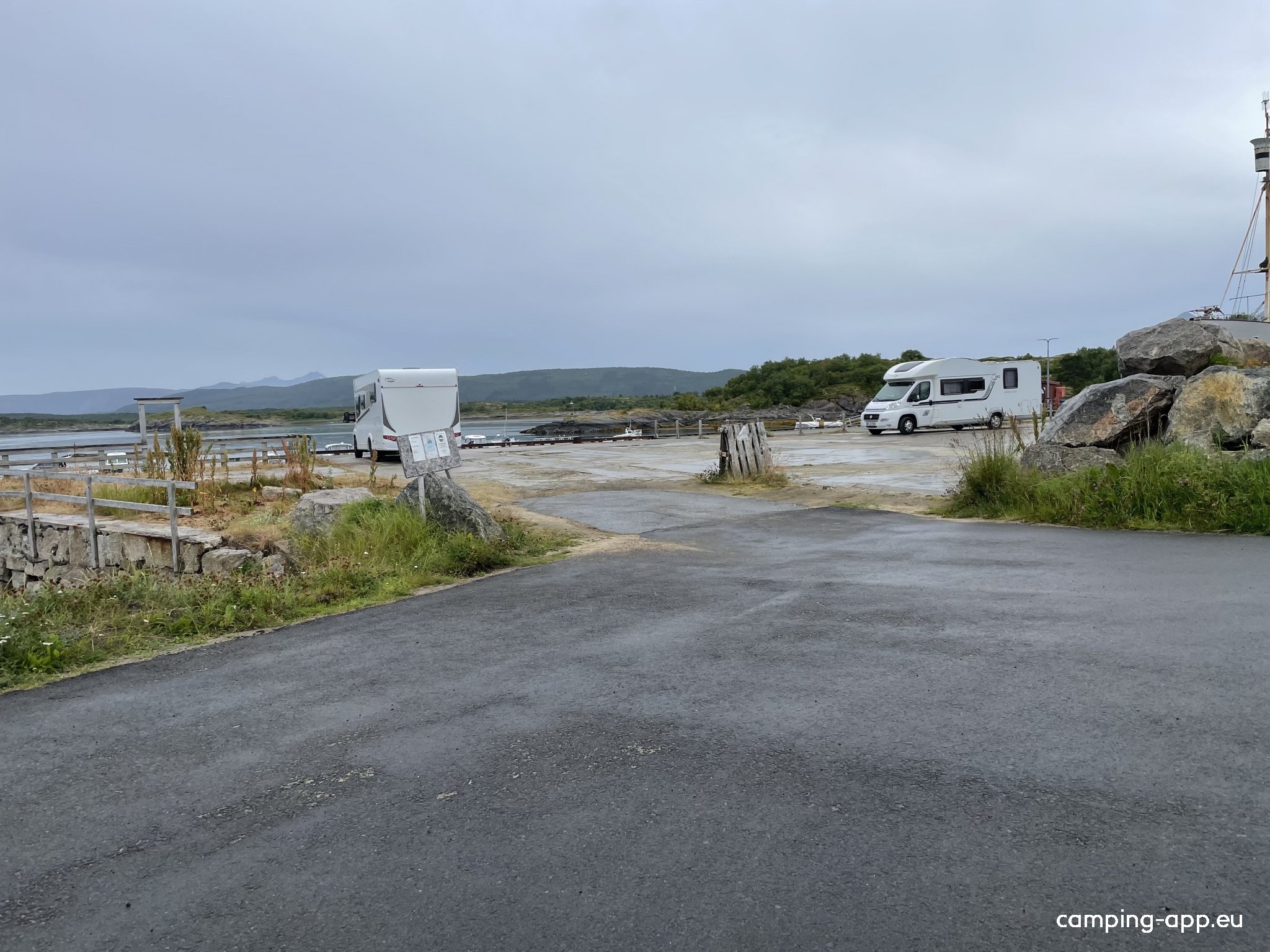 Tranøykaia — Area di sosta in Tranøy