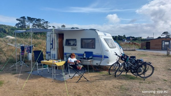 Stellplatz am Camping de Porstevigné