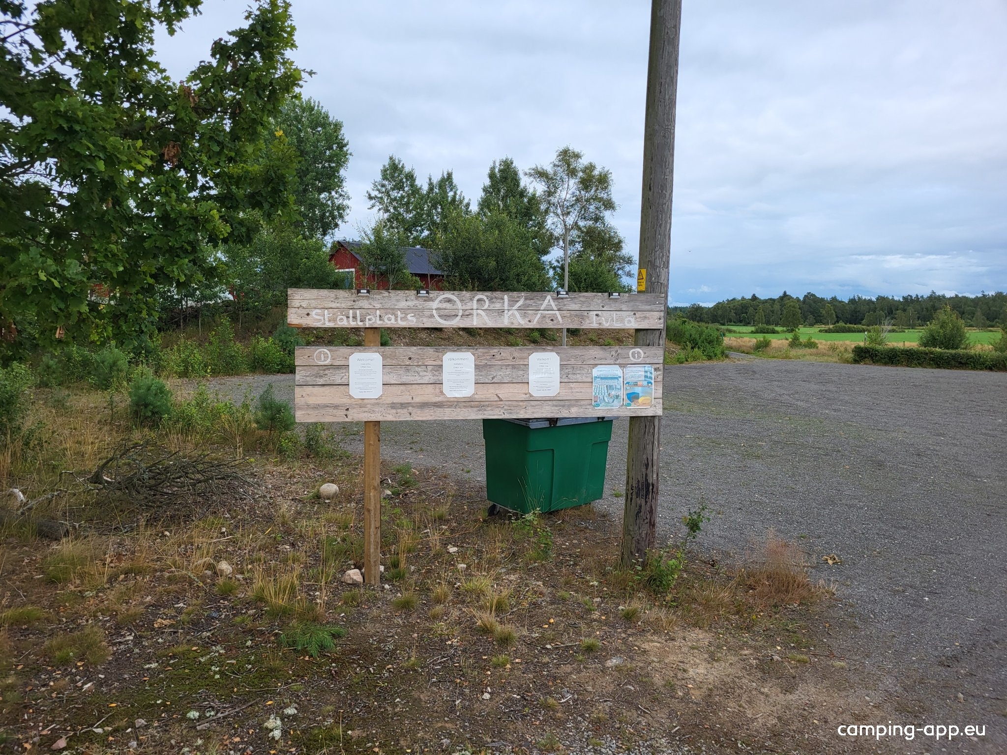 Stellplats ORKA Ivla — Bobilplass in Hamneda