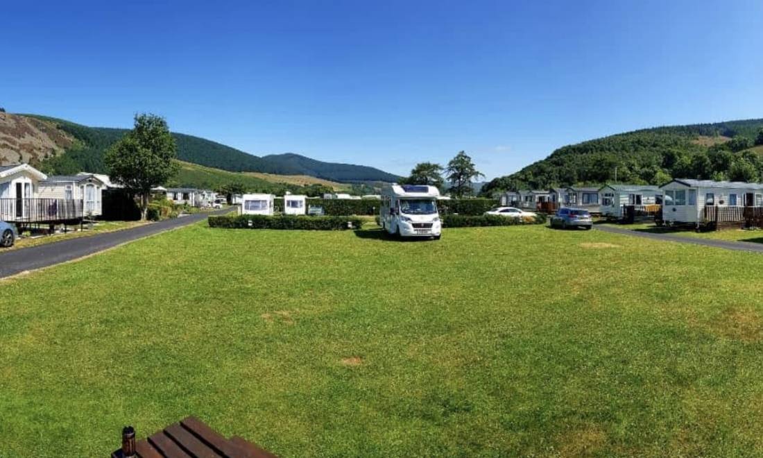 Tweedside Caravan Park — Camping in Innerleithen