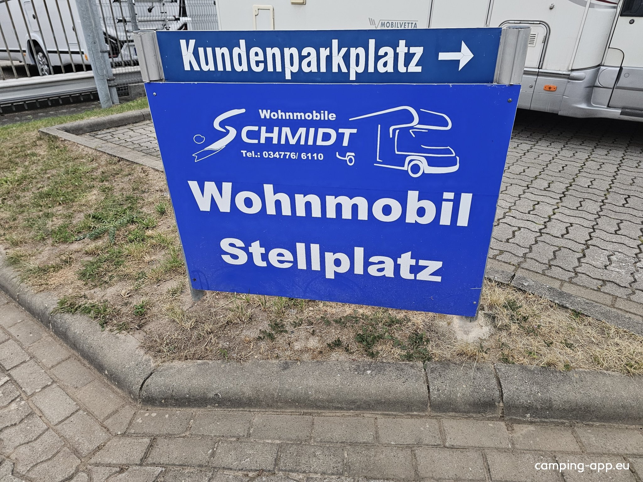 Stellplatz Wohnmobile Schmidt — 露营车营地 in Lutherstadt Eisleben