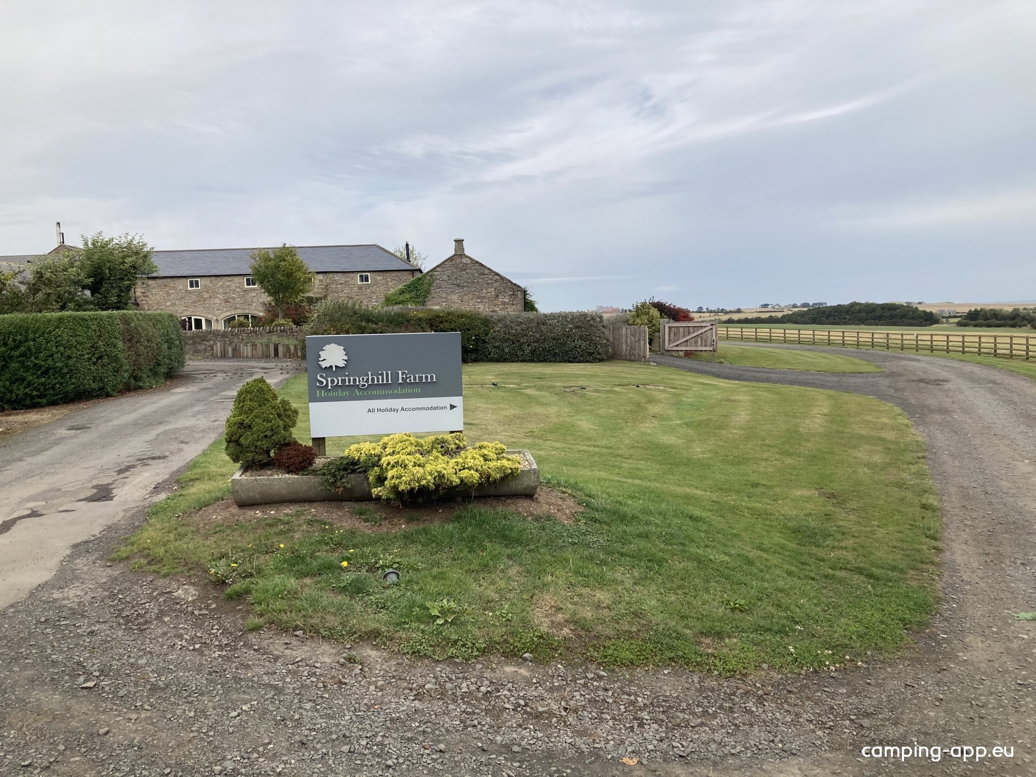 Cottages & Lodges at Springhill Farm Holiday Accommodation — Camping in Seahouses