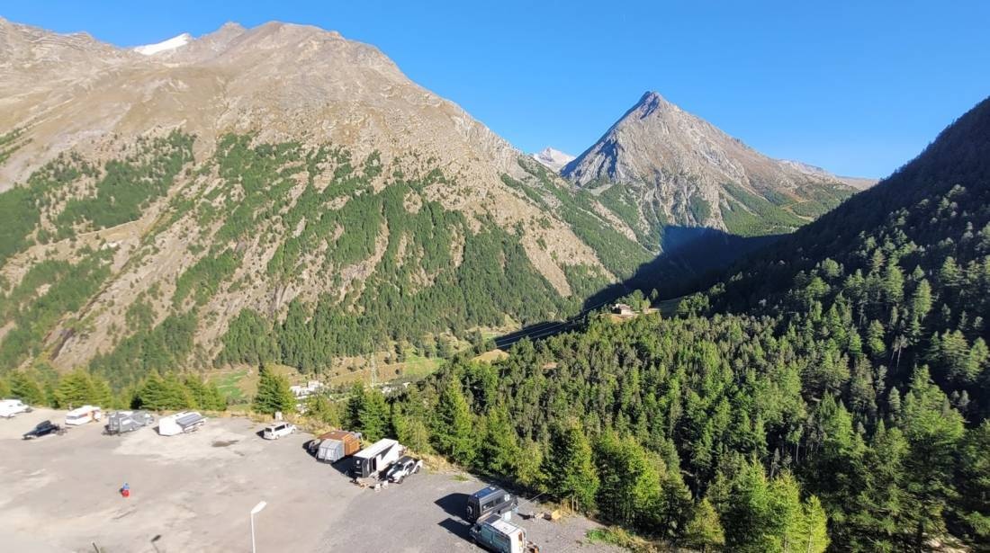 Stellplatz Saas-Fee — Campervan Site in  Saas-Fee