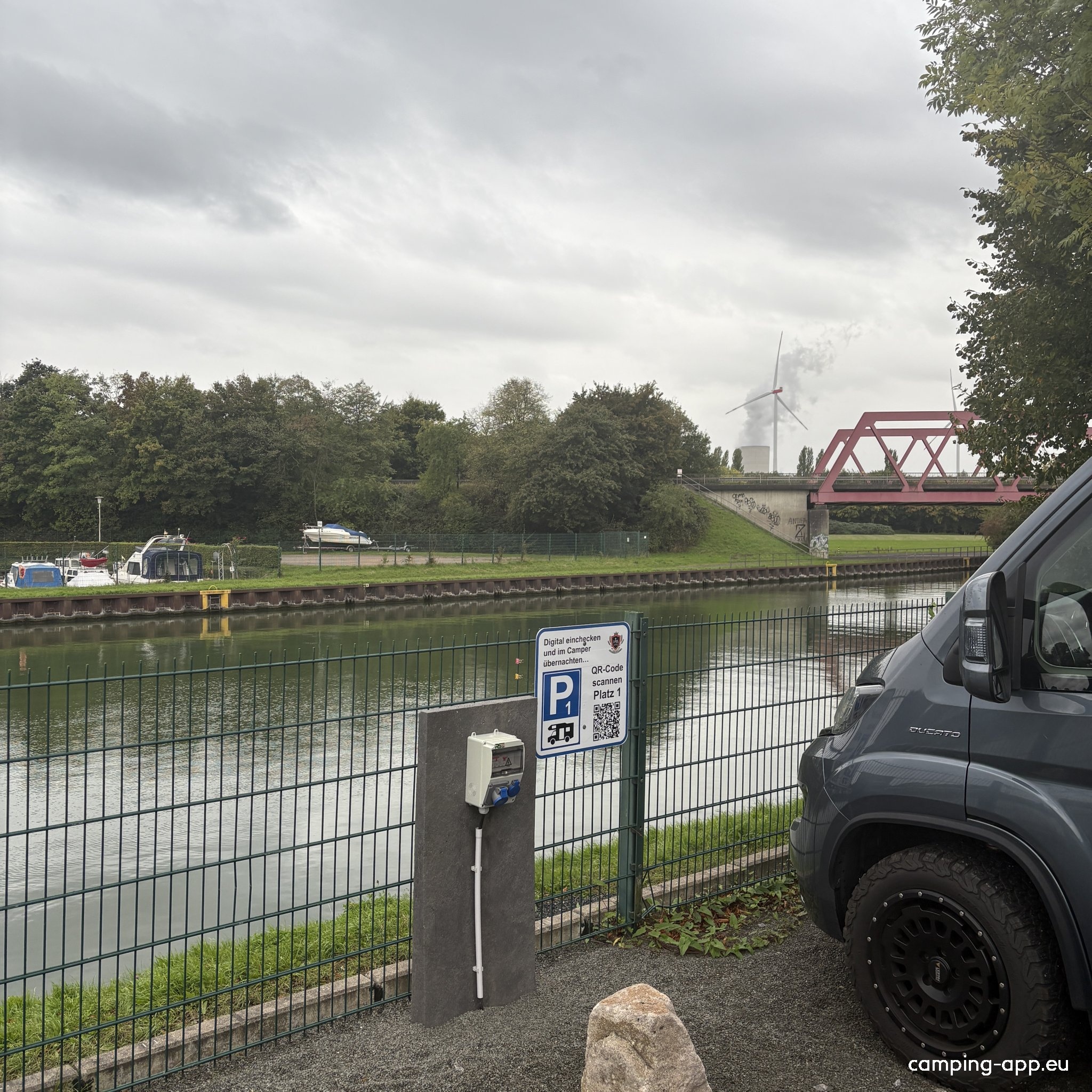 Wohnmobilstellplatz Waltrop — Aire camping car in Waltrop