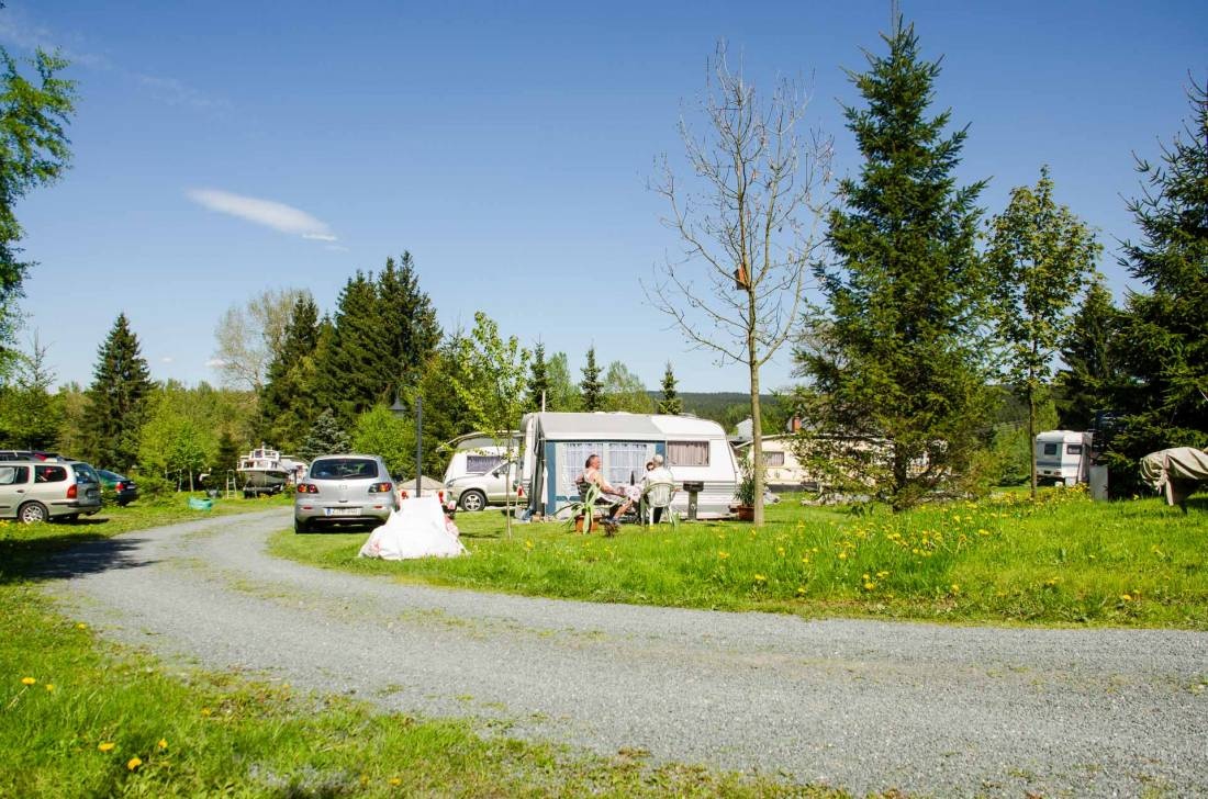 Bergschlößchen — Місце для кемпінгу in Grünbach