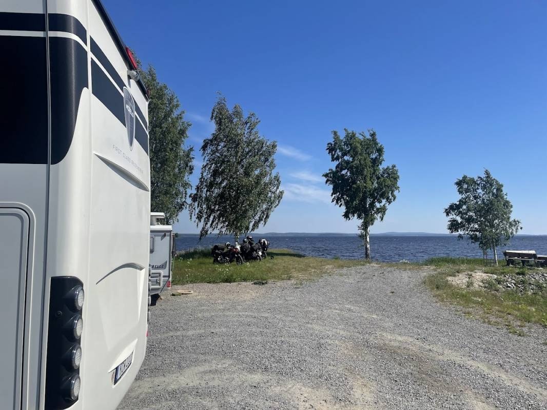 Siknäs småbåtshamn — Sítio para autocaravanas in Töre