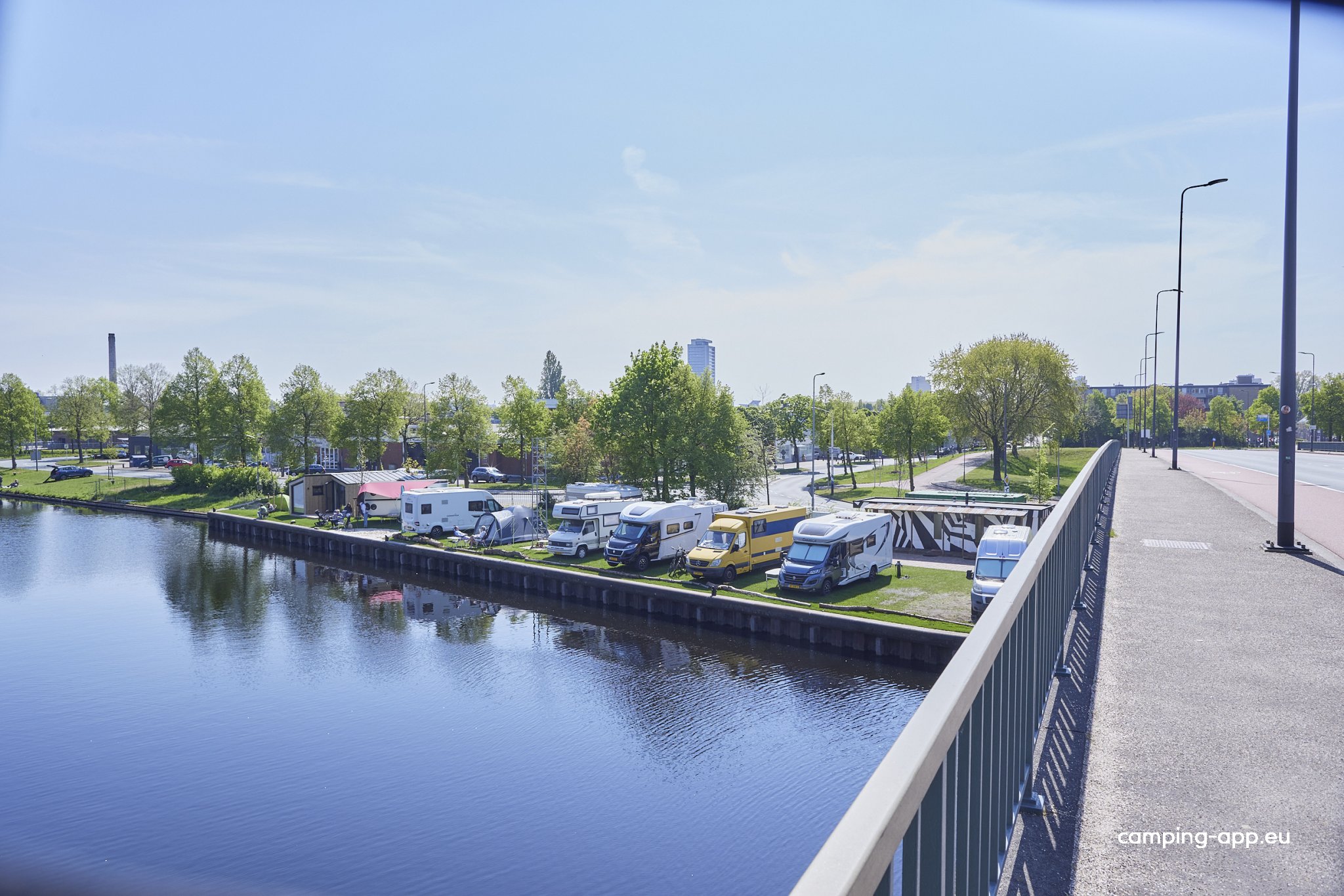 Stadscamping Overboord