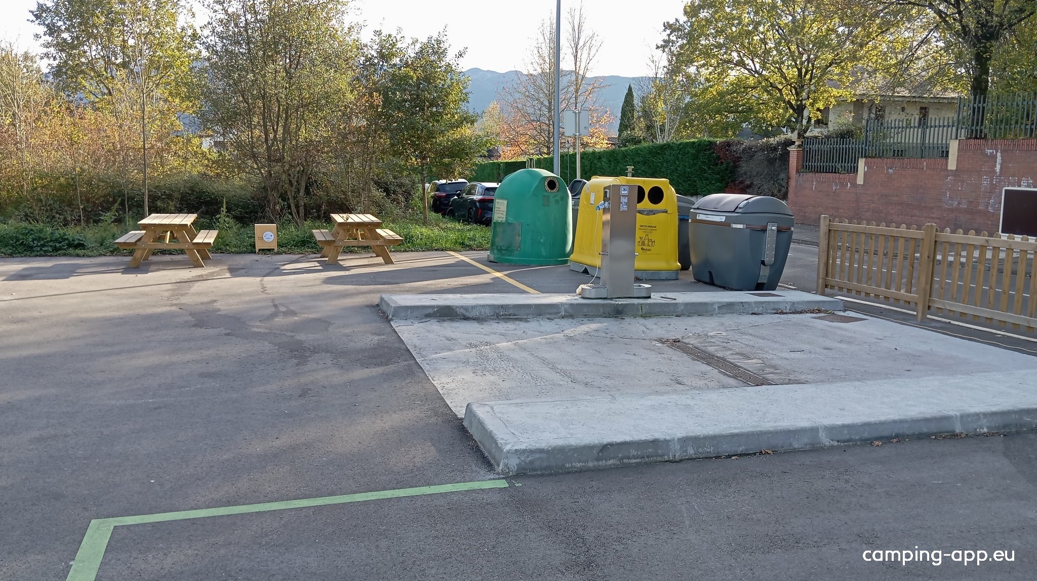 Área de autocaravanas — Area di sosta in Amorebieta