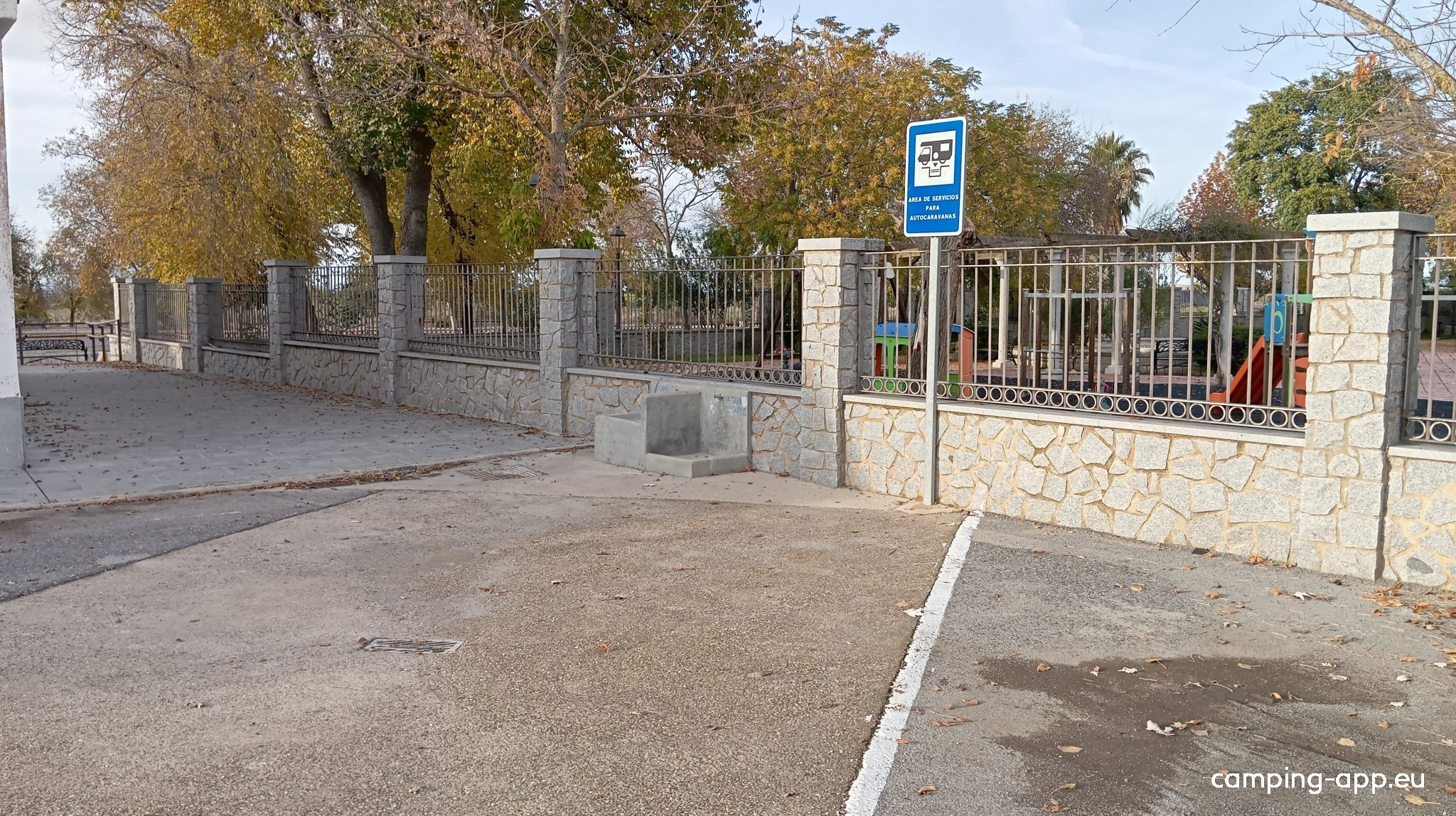 Área para Autocaravanas — Stellplatz in Villanueva del Duque