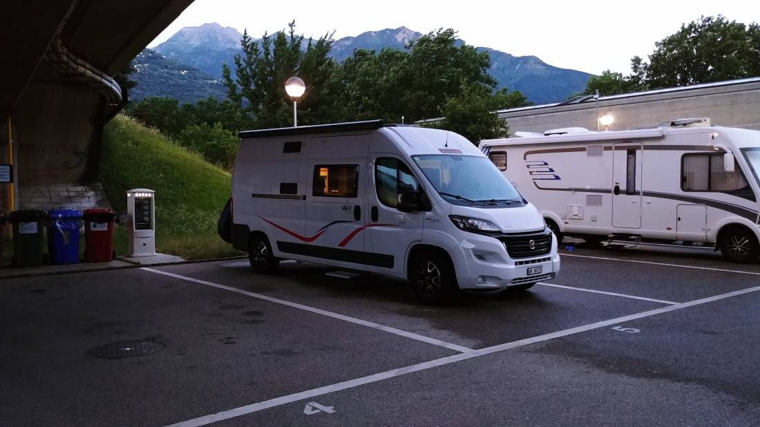 Stellplatz Bellinzona — Sp. parking dla kamperów in  Bellinzona