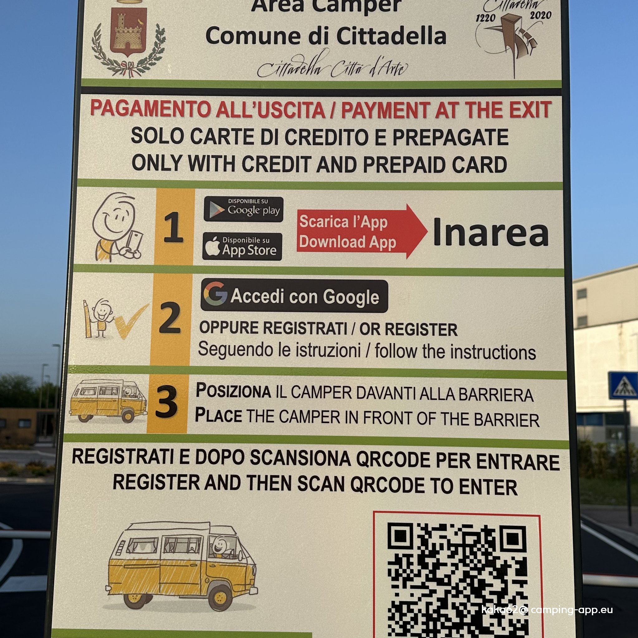 Cittadella Camper Parking Area — Photo 5