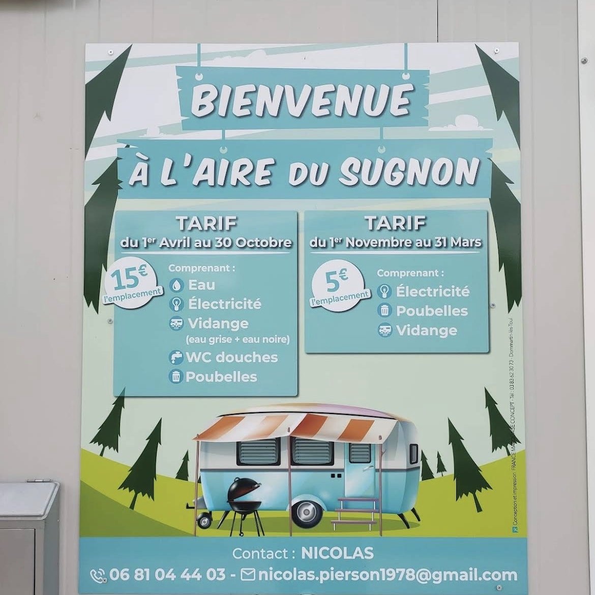 Aire du sugnon — Місце для кемперів in Lironville
