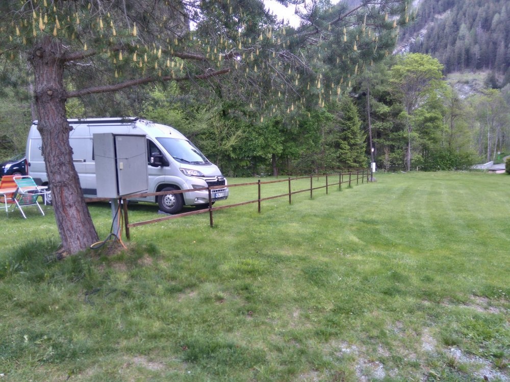 Stellplatz am Camping Rania — QuickStop in Zillis