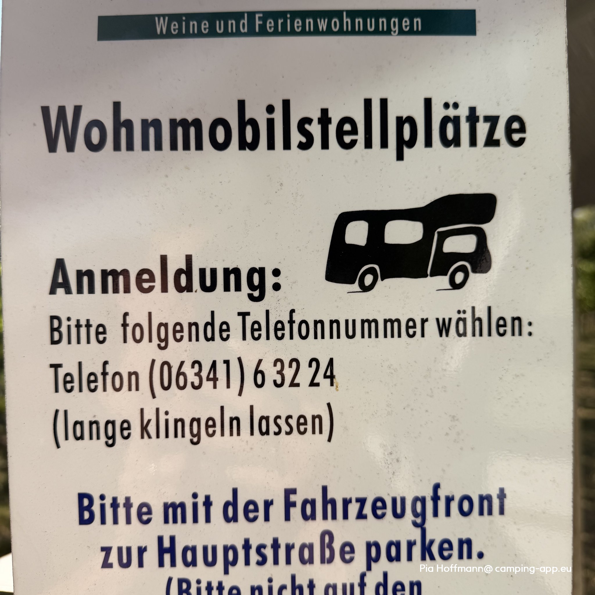 Stellplatz am Weingut Lorentz — Foto 3