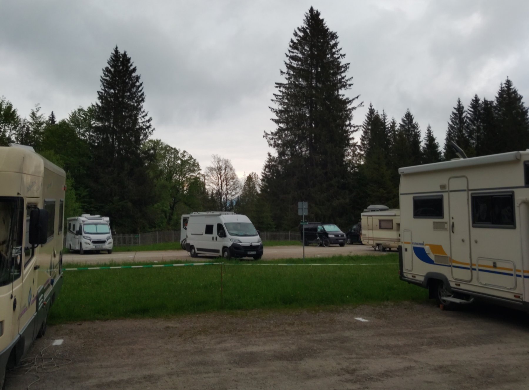 Nachtparkplatz Einsiedl — Camperplads in Walchensee