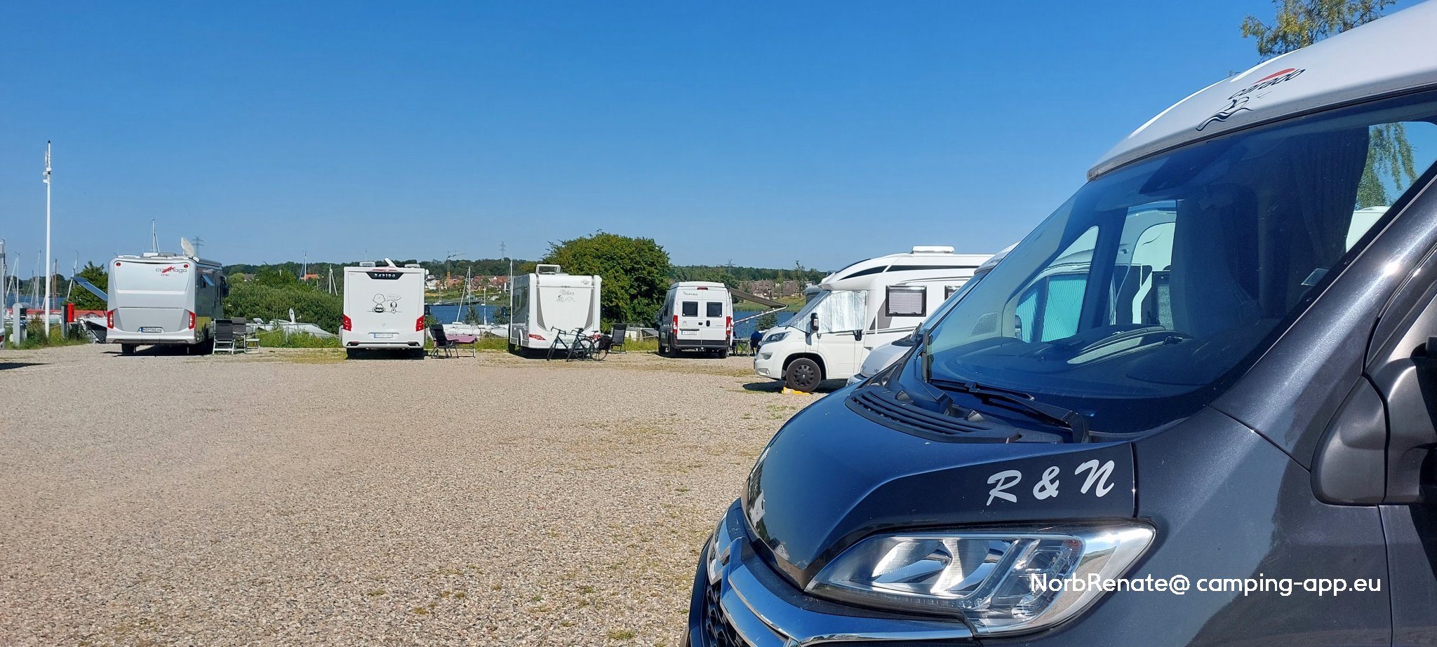 Stellplatz Nordhafen / Ancker Yachting — Sp. parking dla kamperów in Kappeln