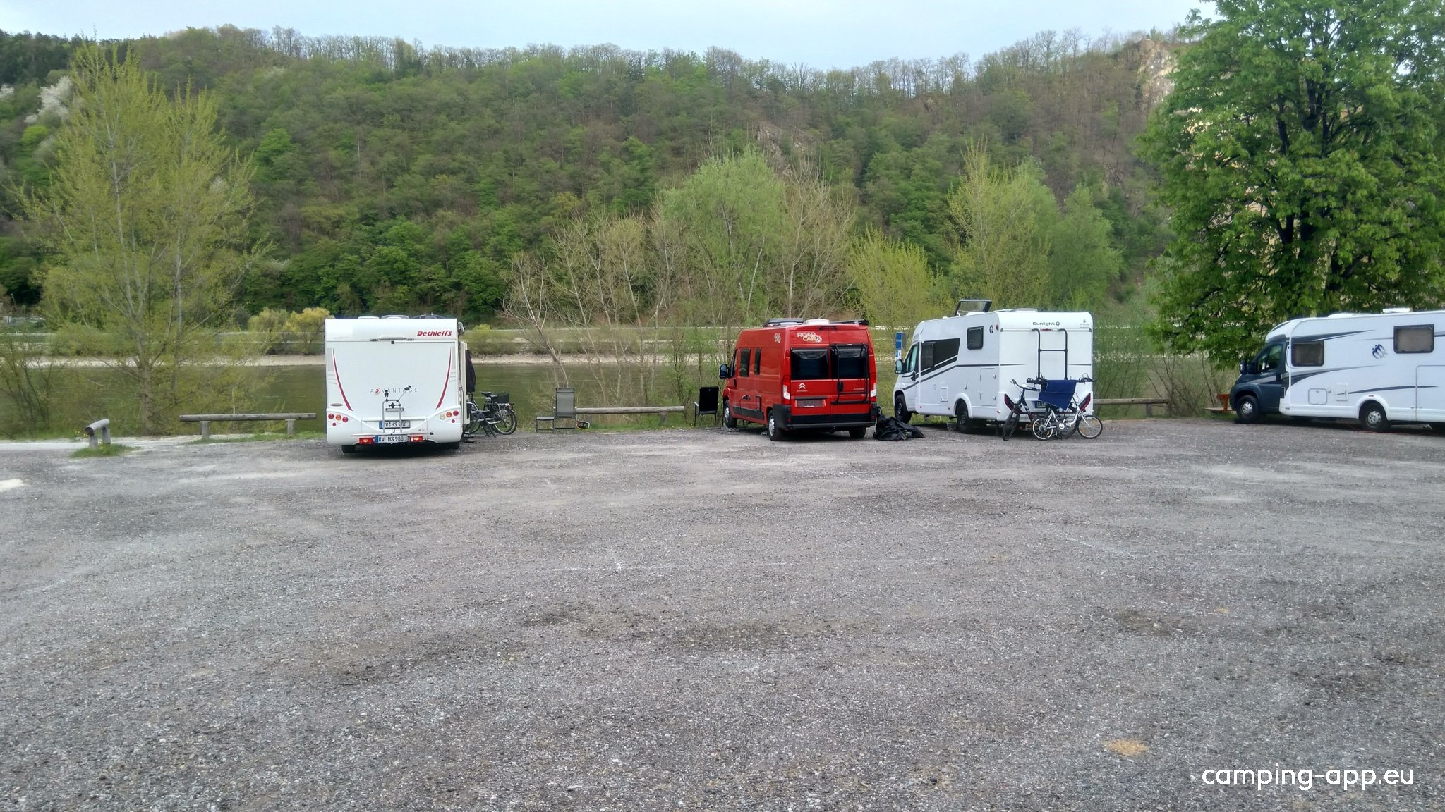 Stellplatz Aggsbach Markt — Aire camping car in Aggsbach