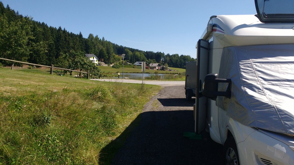 Stellplatz beim Beachvolleyballplatz Arbesbach — Karavan Sitesi in  Arbesbach