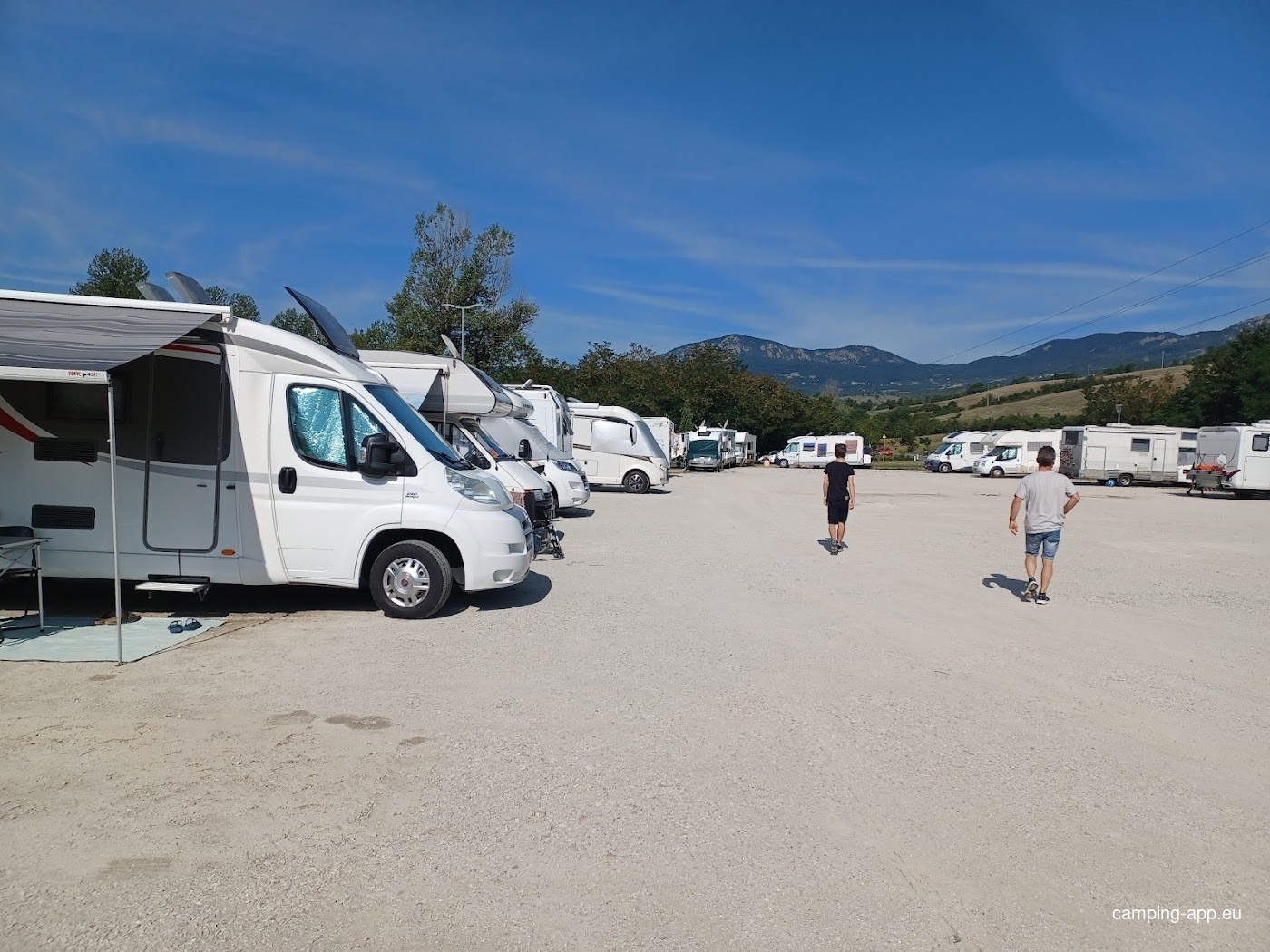 Firenzuola sosta camper — Ställplats in Firenzuola