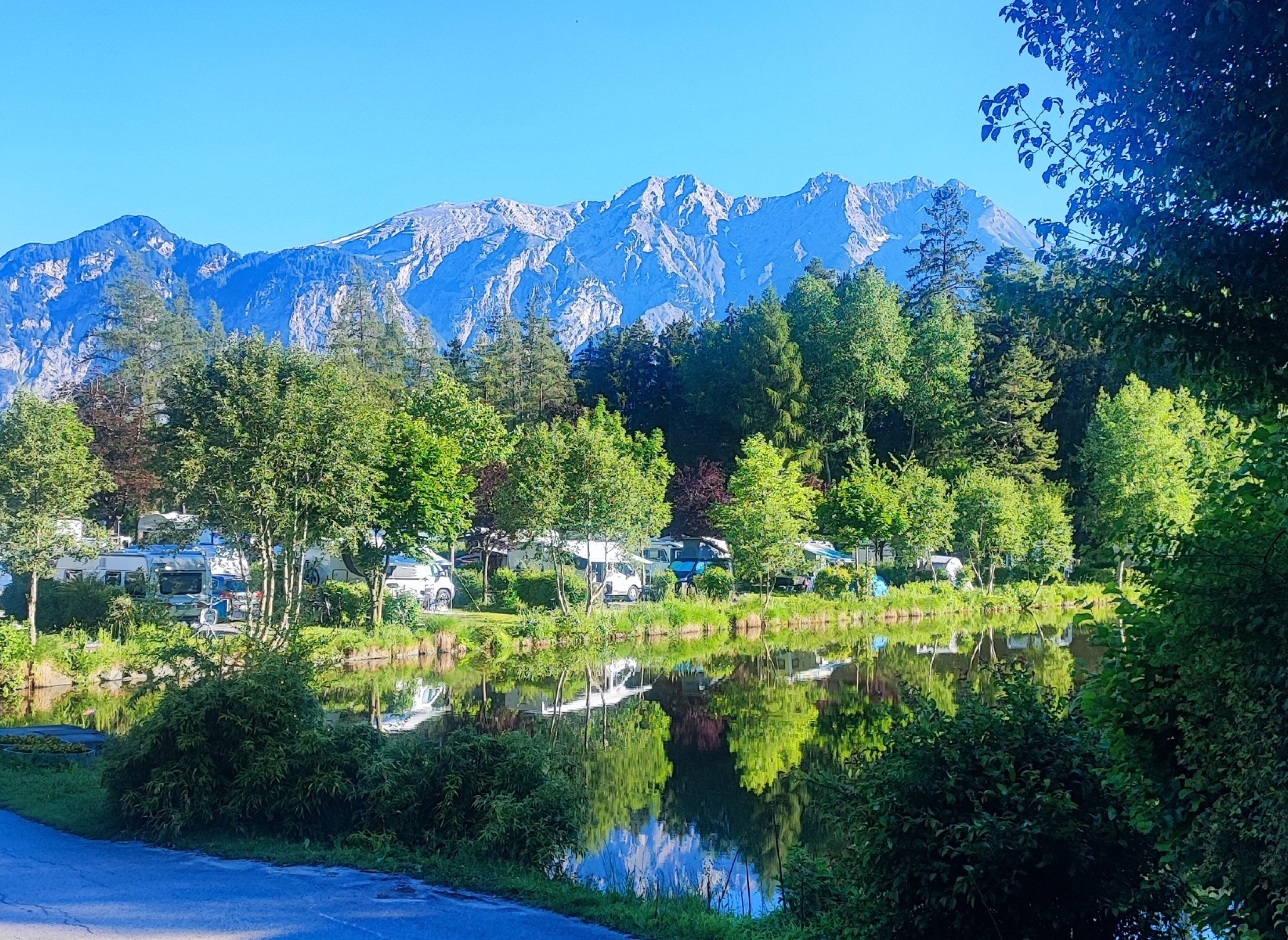 Campingplatz Ferienparadies Natterer See — Campingplass in Natters