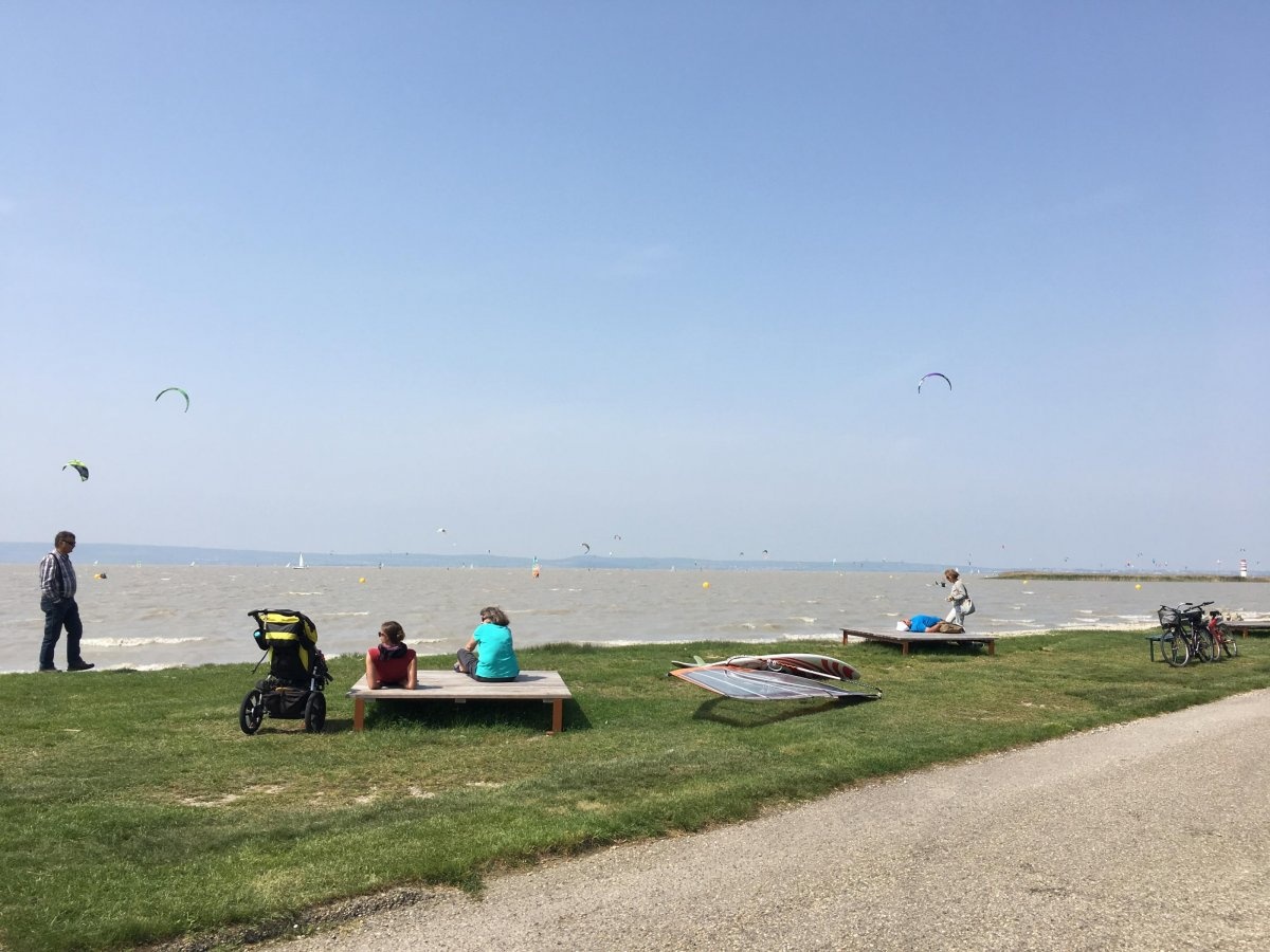 Campingplatz Strandcamping Podersdorf — Area da campeggio in  Podersdorf am See