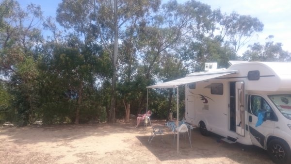 Area Sosta Camper Tanca Di Orri' — Camperplads in Tortolì