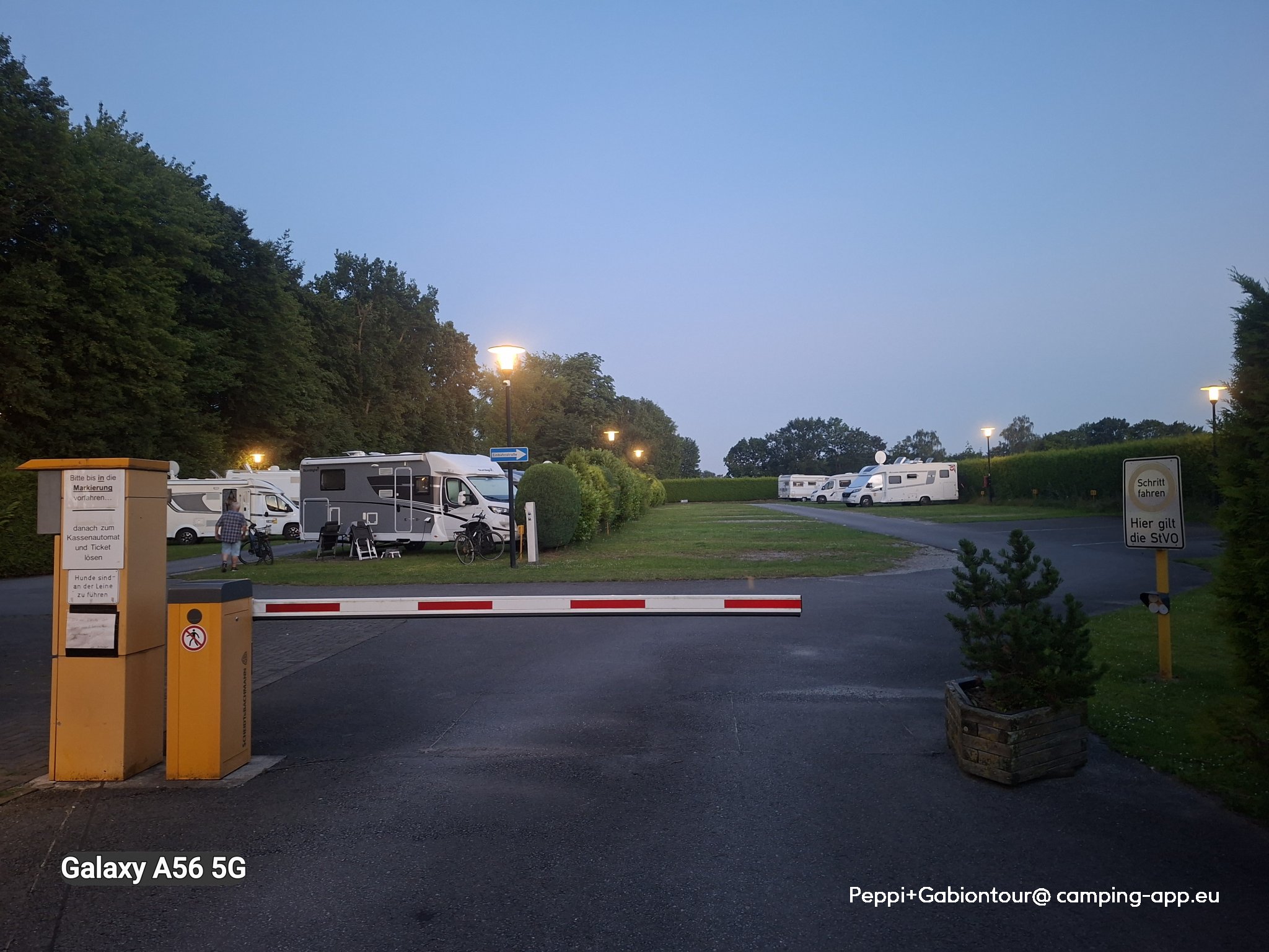 Stellplatz an den Solethermen Bad Westernkotten — Ställplats in Bad Westernkotten 