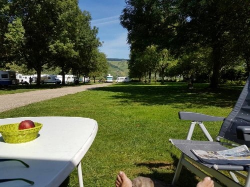 Mosel Stellplatz Wintrich — Campervan Site in Wintrich