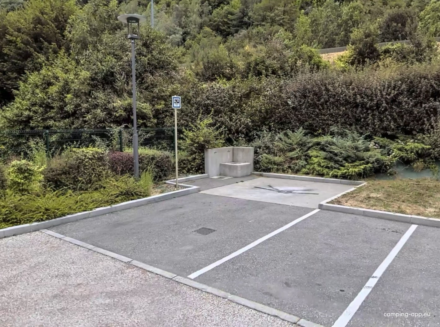 Stellplatz La Léchère — Camperplaats in La Léchère