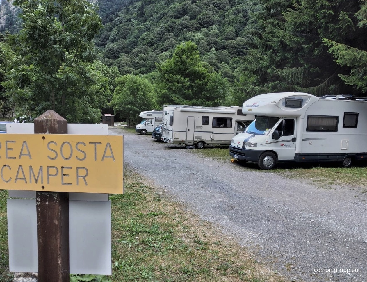 Stellplatz Valdieri — Camperplaats in Valdieri