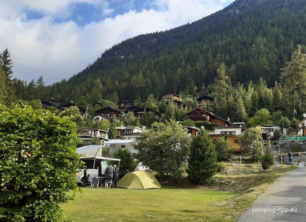 Camping Les Rocailles — Campingplatz in Orsières