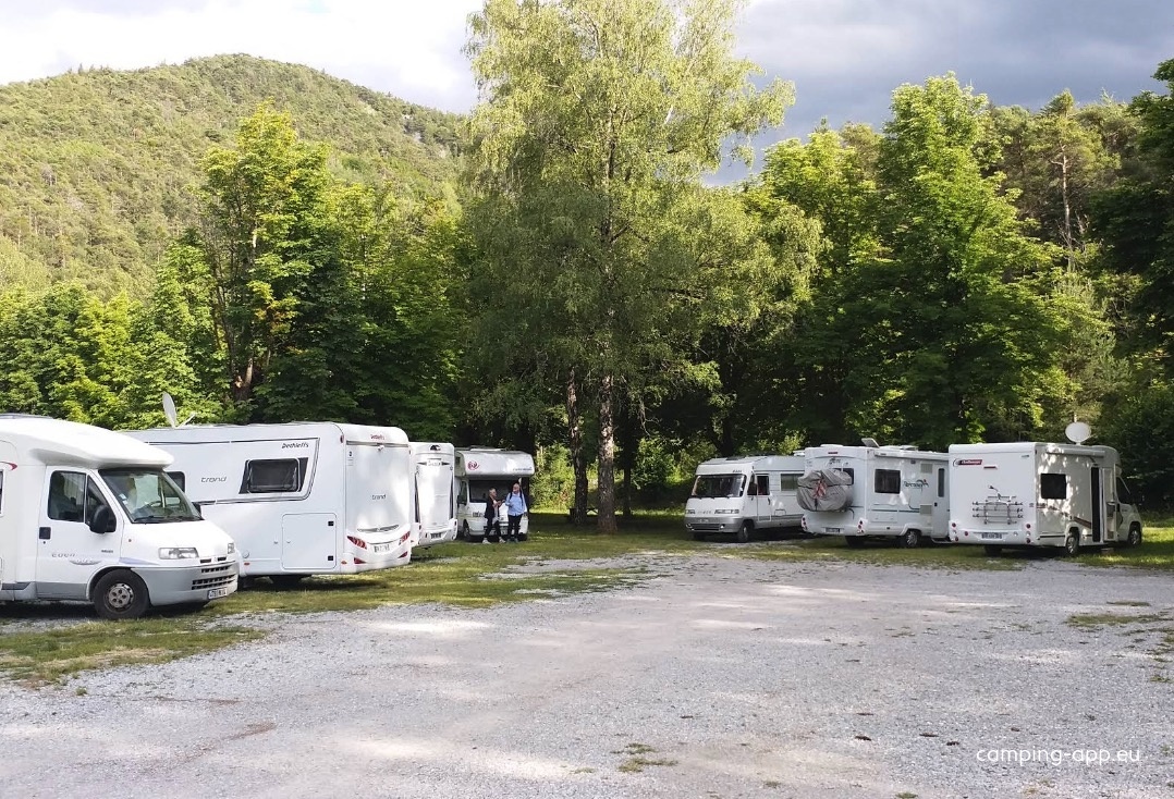 Stellplatz Barcelonnette — Aire camping car in Barcelonnette