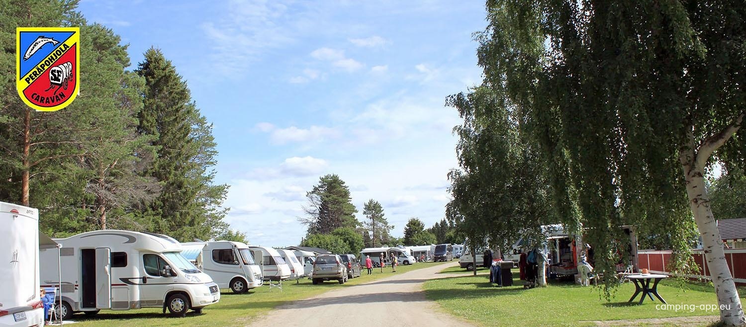 SF-Caravan Hopeaperä — Kemping in Matala