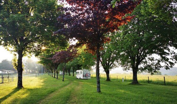 Aire de camping-car de Mauriac (Cantal)