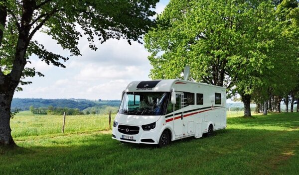 Aire de camping-car de Mauriac (Cantal) — Photo 2