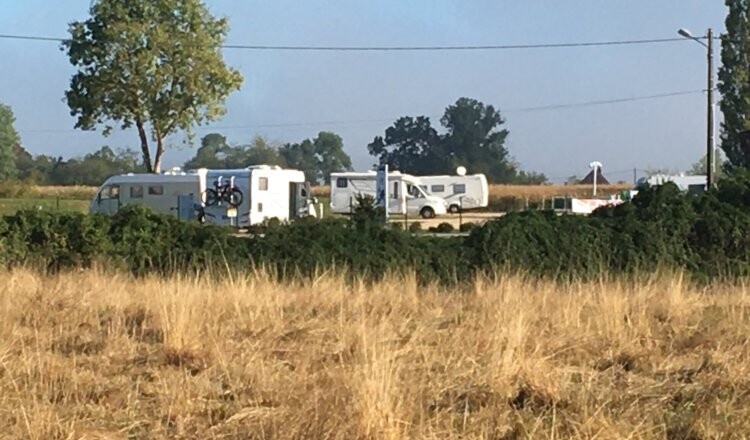 Aire de camping-car de Bantanges, Bords de Seille (Saône et Loire) — Stellplatz in Bantanges