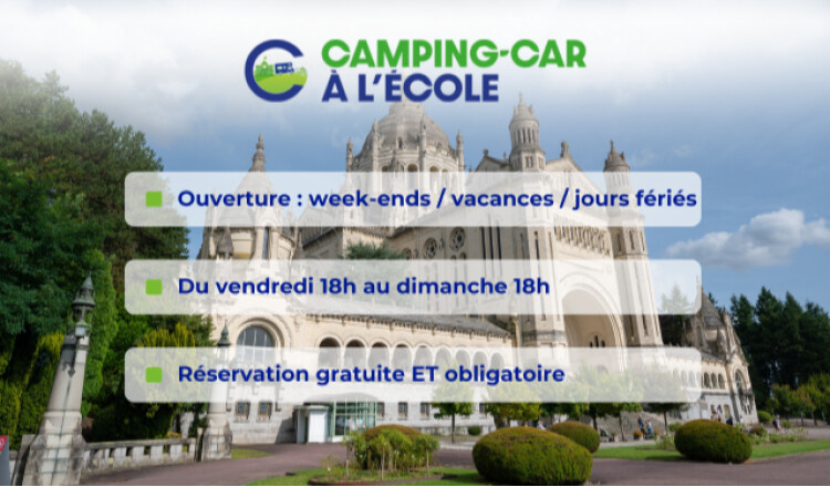 Aire de camping-car de l'École de Lisieux (Calvados) — Sp. parking dla kamperów in Lisieux 14100 Lisieux
