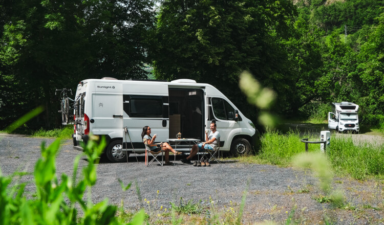 Aire de camping-car de Luz-Saint-Sauveur (Hautes Pyrénées) — Місце для кемперів in Luz Saint Sauveur