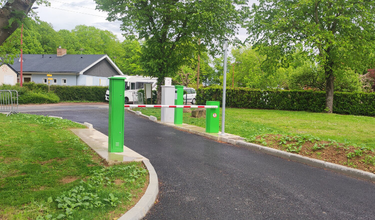 Aire de camping-car de Précigné (Sarthe) — Campervan Site in Précigné