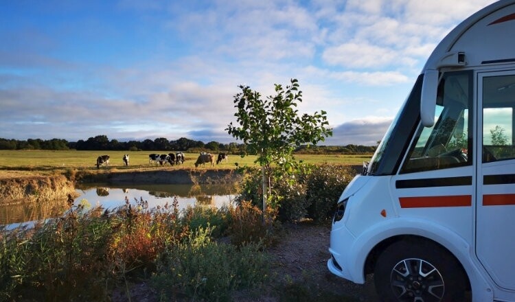 Aire de camping-car de Sallertaine (Vendée) — Area Autocaravanas in Sallertaine