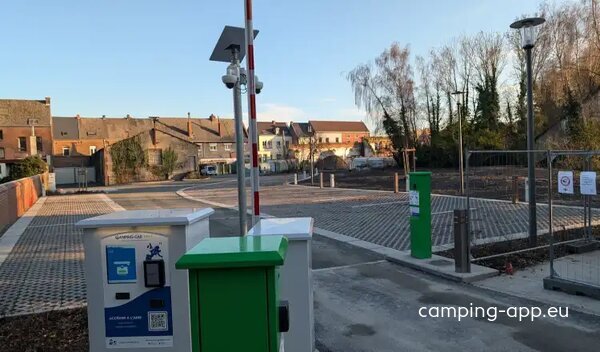 Aire de camping-car de Lessines (Hainaut) — Foto 3