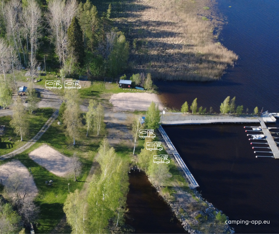 Rönnin tanssilava — Ställplats in Eräjärvi