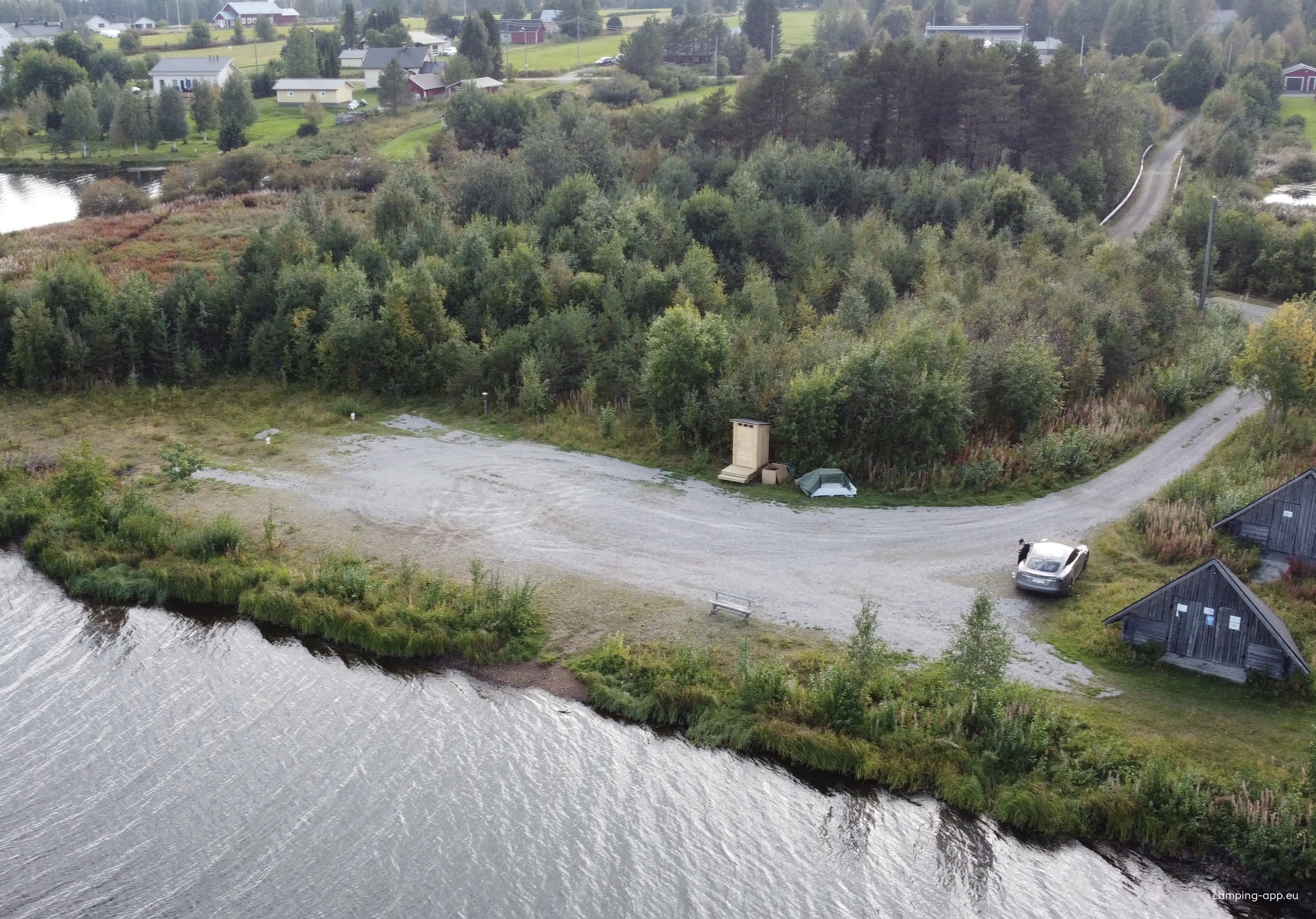 Keppi-Villen Ranta, Matkaparkki — Stellplatz in Sodankylä