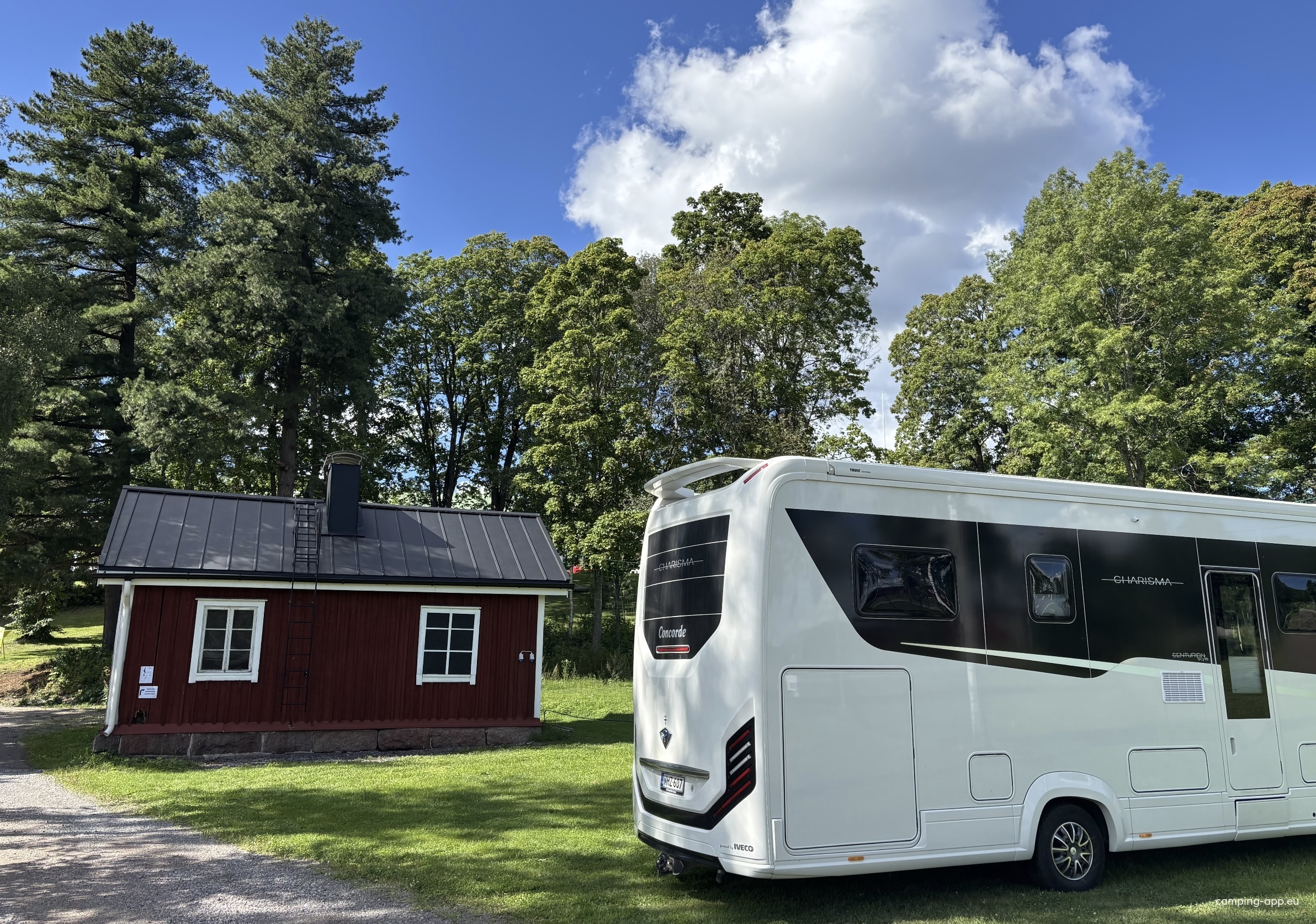 Backbyn Kartano Matkaparkki — Camperplaats in Espoo