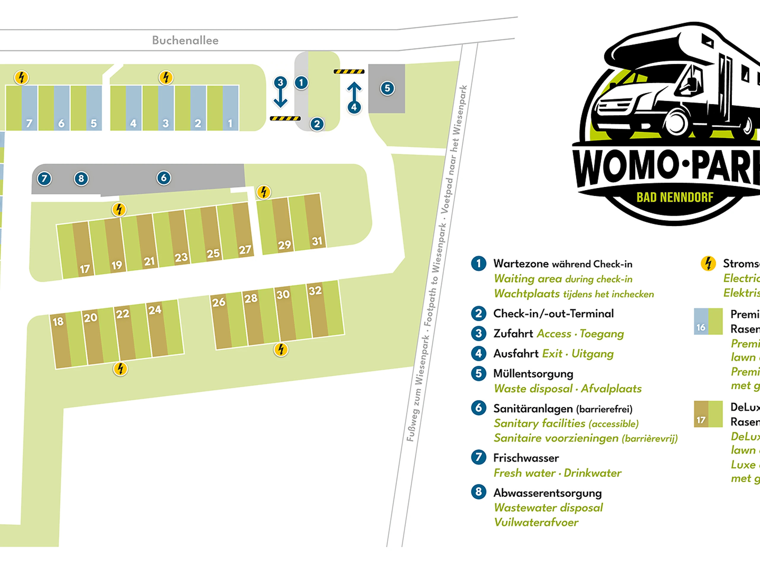 WoMo-Park Bad Nenndorf — Aire camping car in Bad Nenndorf