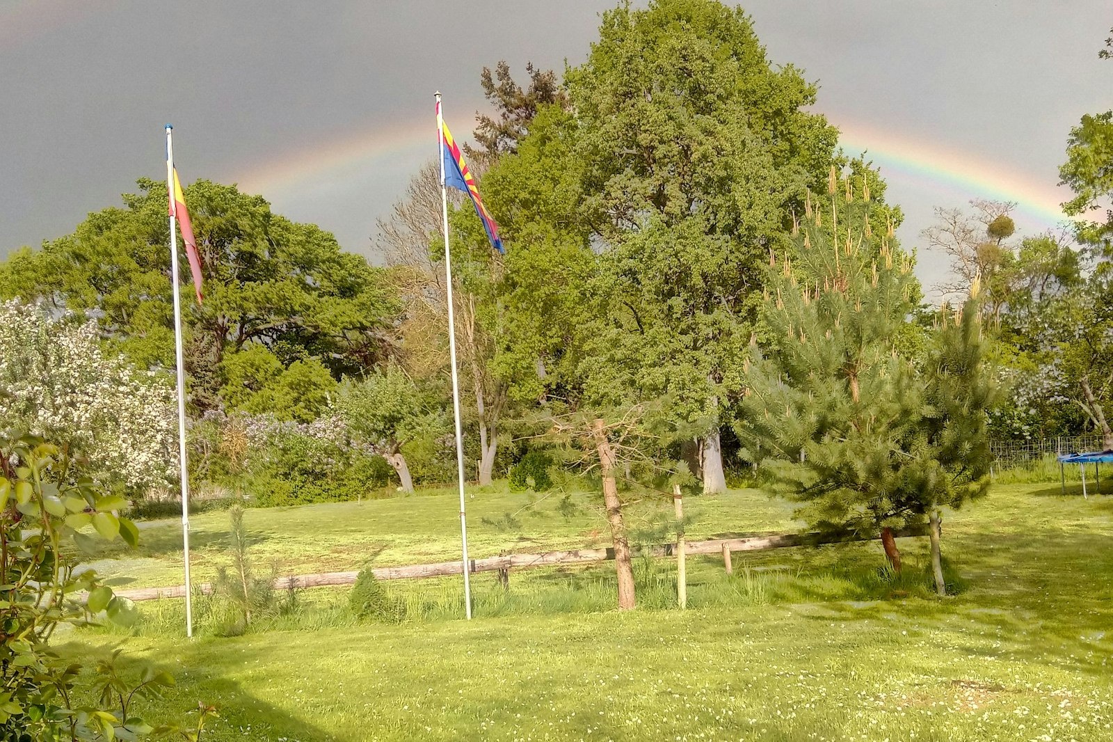 Streuobstwiese mit Countryflair — On private ground in Peenehagen