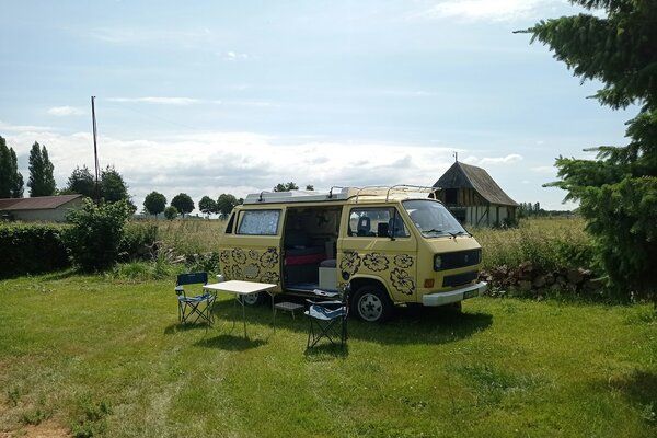 pause sur la route normande