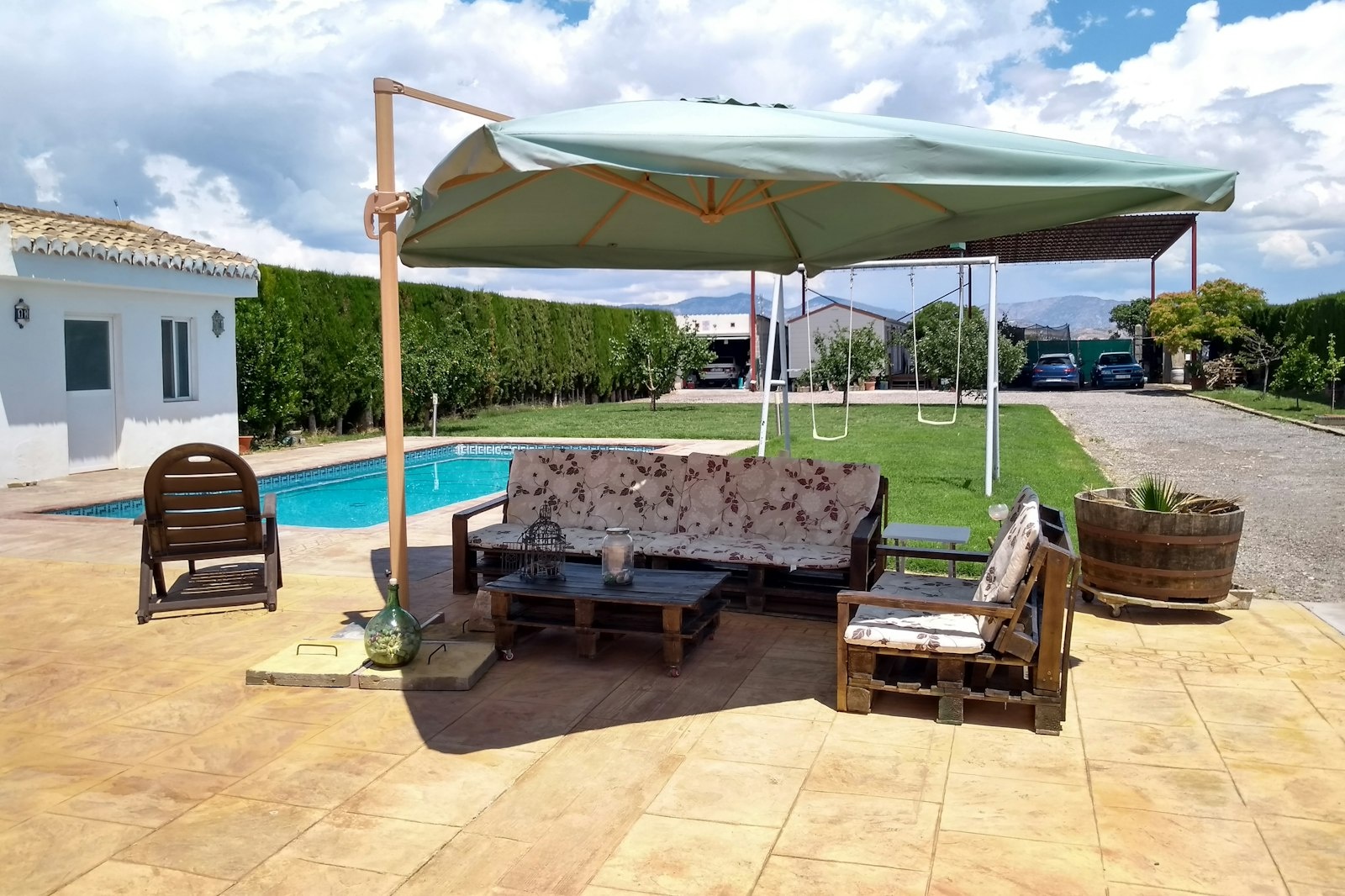 Bienvenidos en la Fuente — On private ground in Fuente Vaqueros